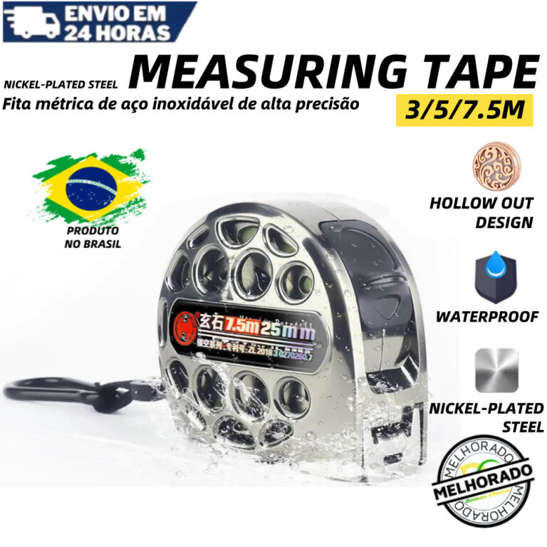Fita Métrica De Aço Inoxidável 3/5/7,5m  Alta P
