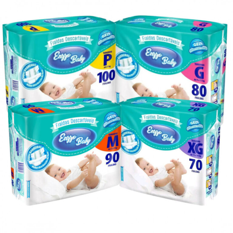 Fraldas Descartáveis Atacado Barato Enzzo Baby Pa
