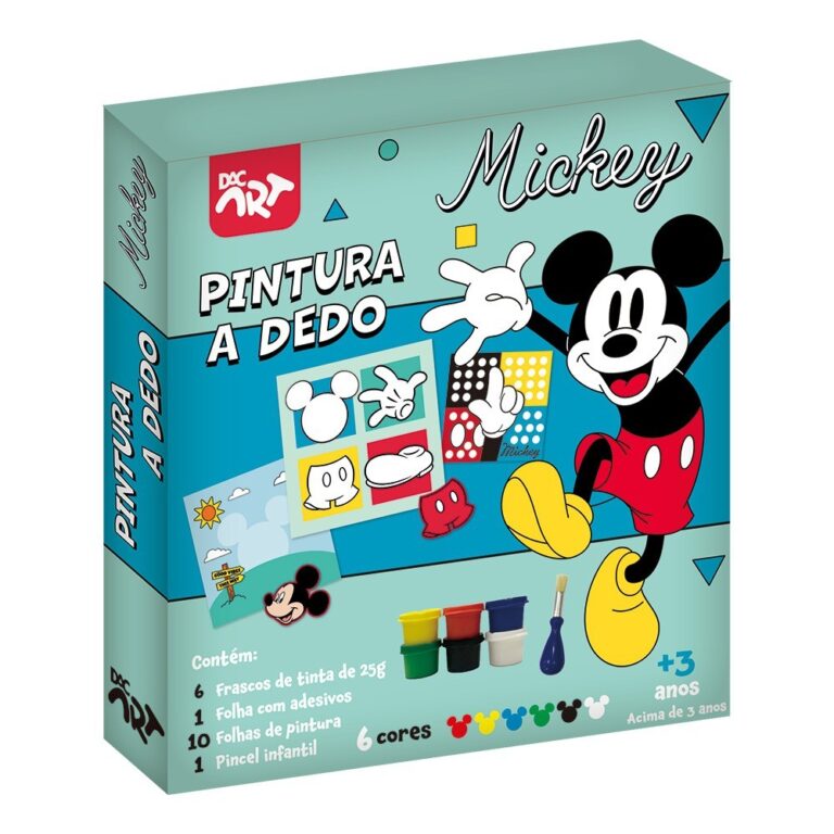 Conjunto de Pintura a Dedo Mickey Mouse – Da