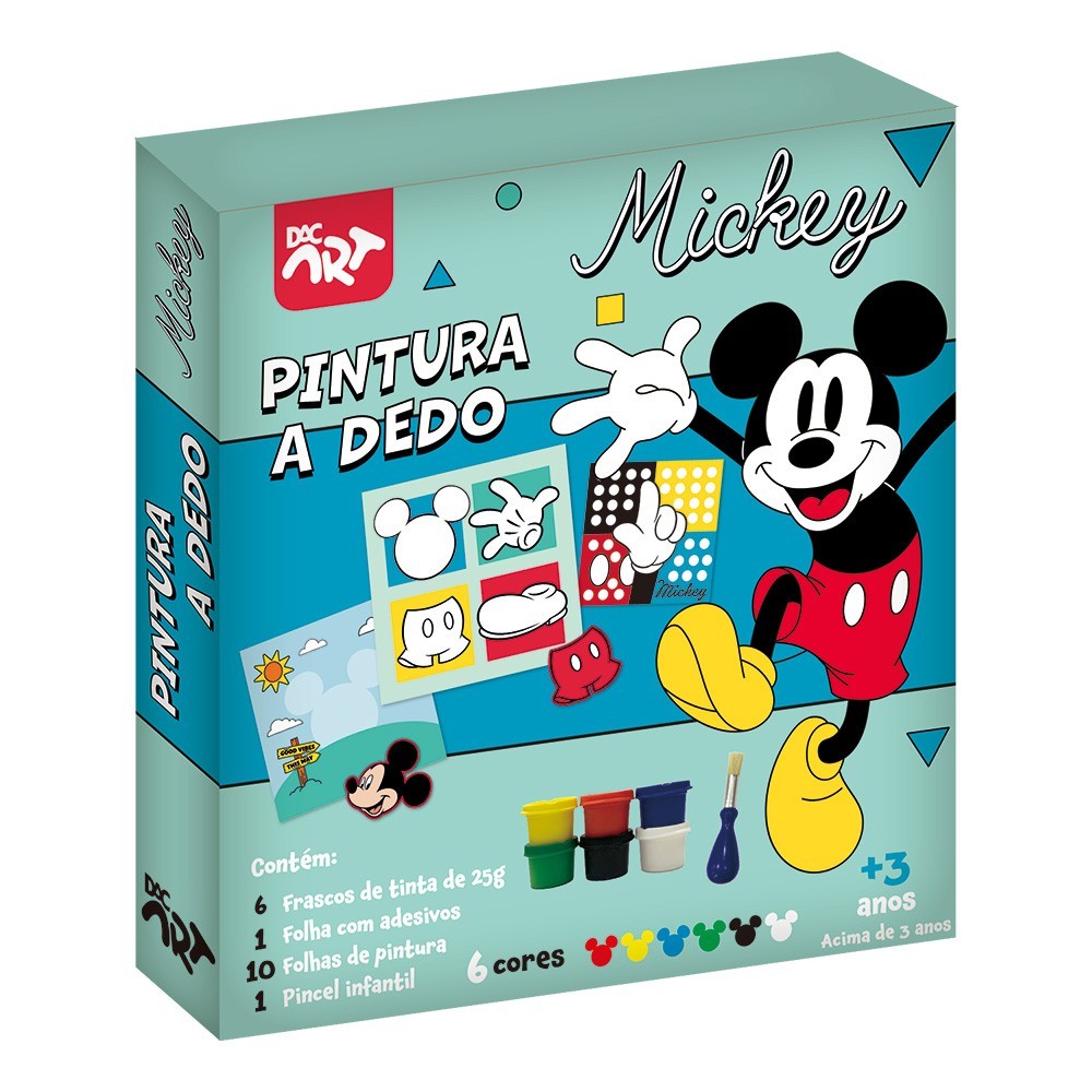 Conjunto de Pintura a Dedo Mickey Mouse – Dac