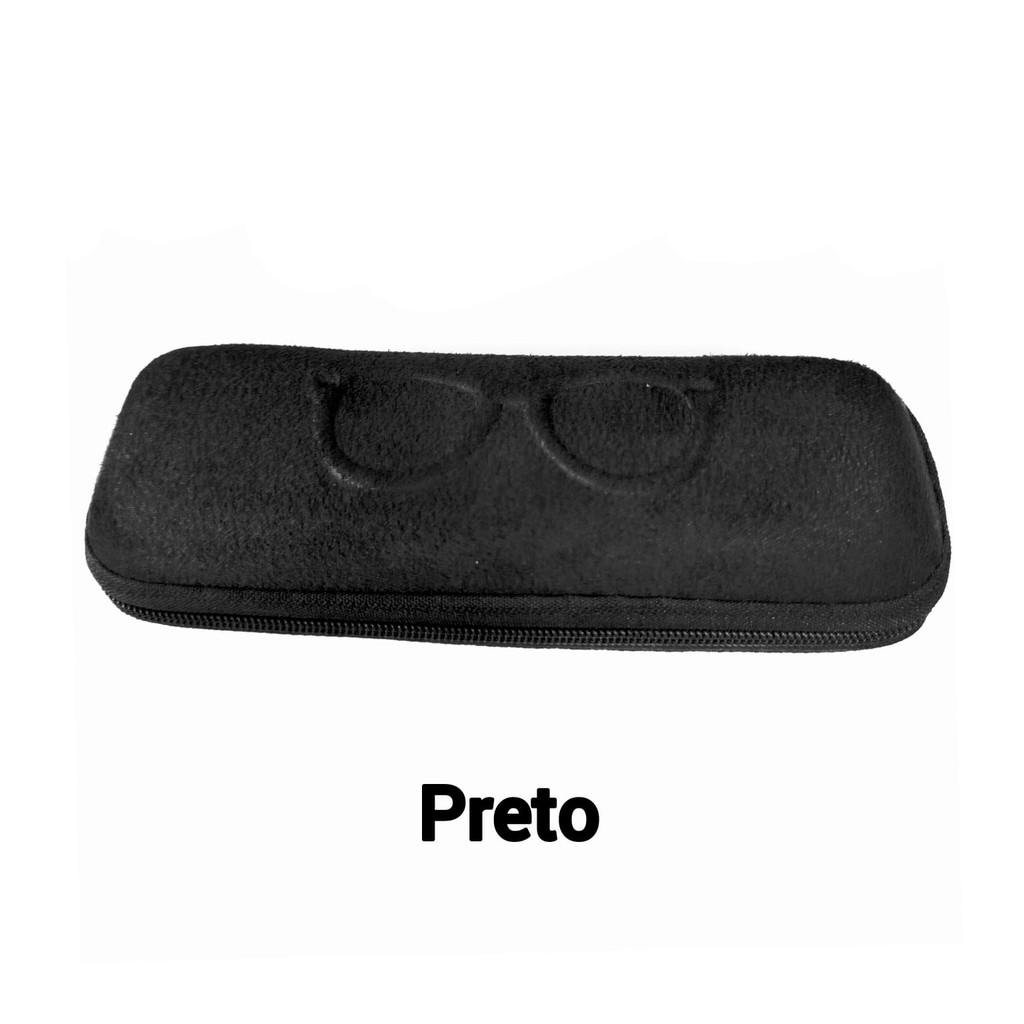 Estojo infantil Protetor Reforçado para Óculos Capa de Zíper