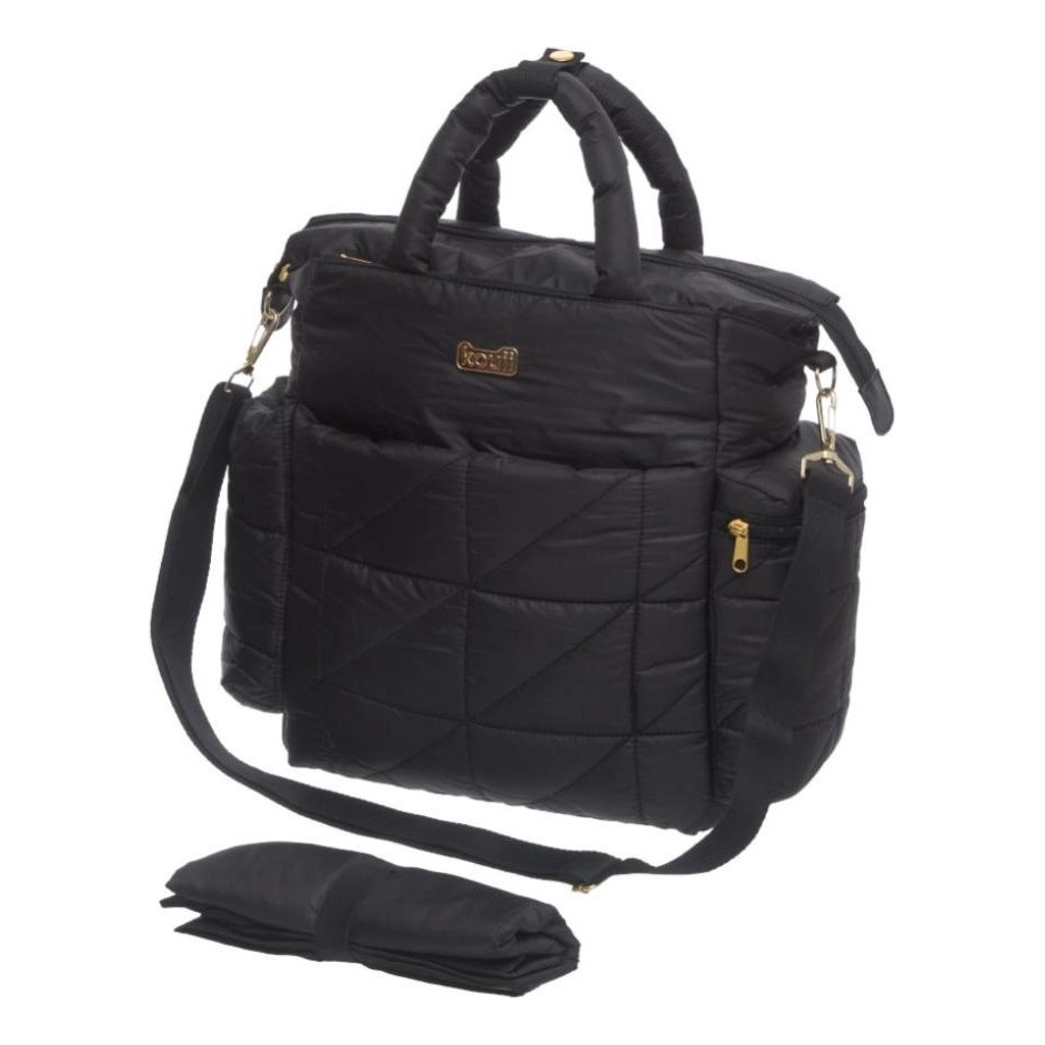 Bolsa Maternidade Com Trocador Kouii Aconchego Preto