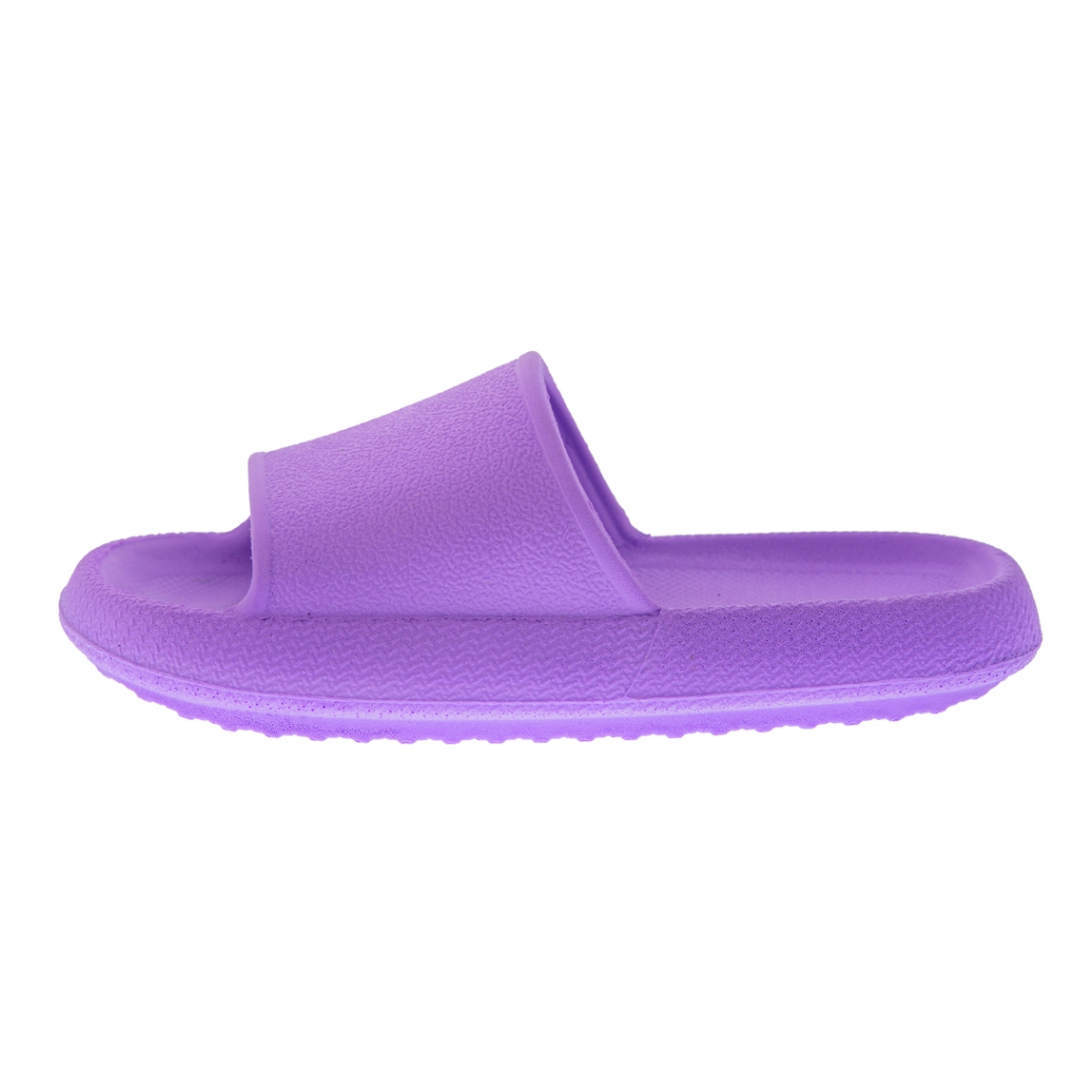Chinelo Nuvem Slide Infantil Feminino Eva Confortavel Macio Lilas Leve Conforto
