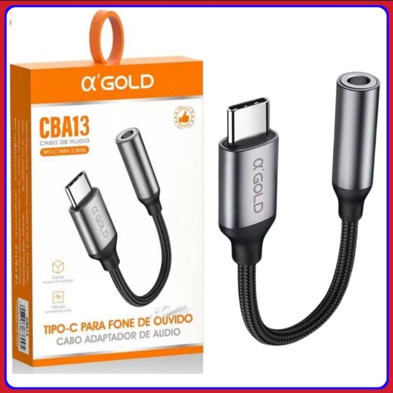 Cabo Adaptador Tipo C Usb-c Para Fone Ouvido P2 P3
