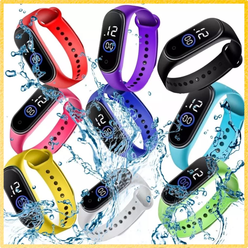 Kit 5-25 Relógio Led Festa Lembrancinha Atacado Revenda Presente Adulto Infantil  A Prova DÁgua