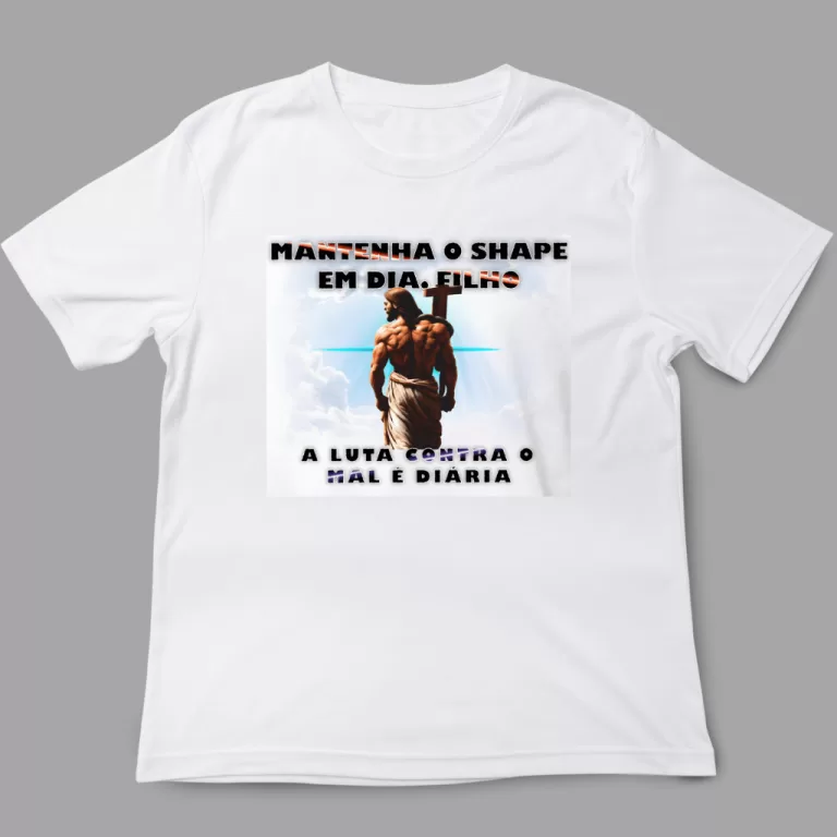 Camiseta Treino Academia – Mantenha O Shape 