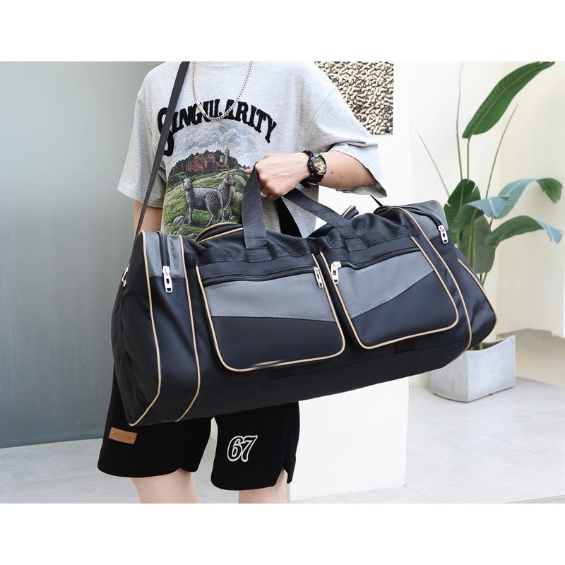 Bolsa de Viagem Grande Capacidade | Dobrável para Negócios, Avião e Curtas – Ombro Casual e Multiuso