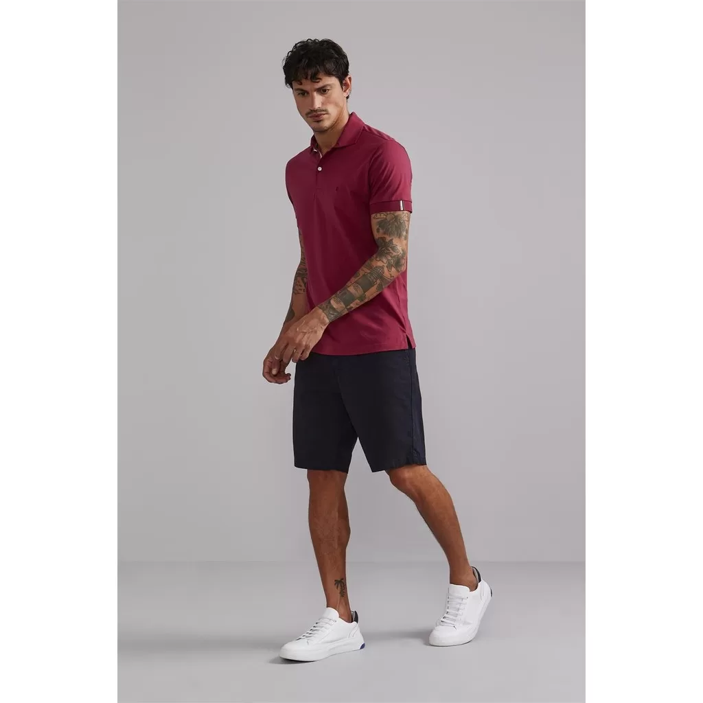 Polo Malha Premium Slim Fit – Vinho