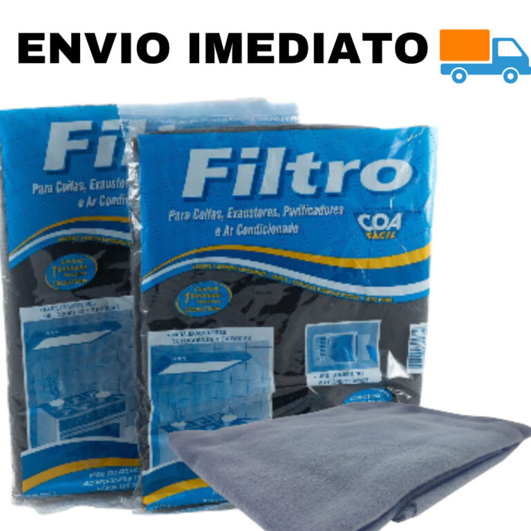 Kit Com 15 Filtro Manta para Coifa, Exaustor, Depu