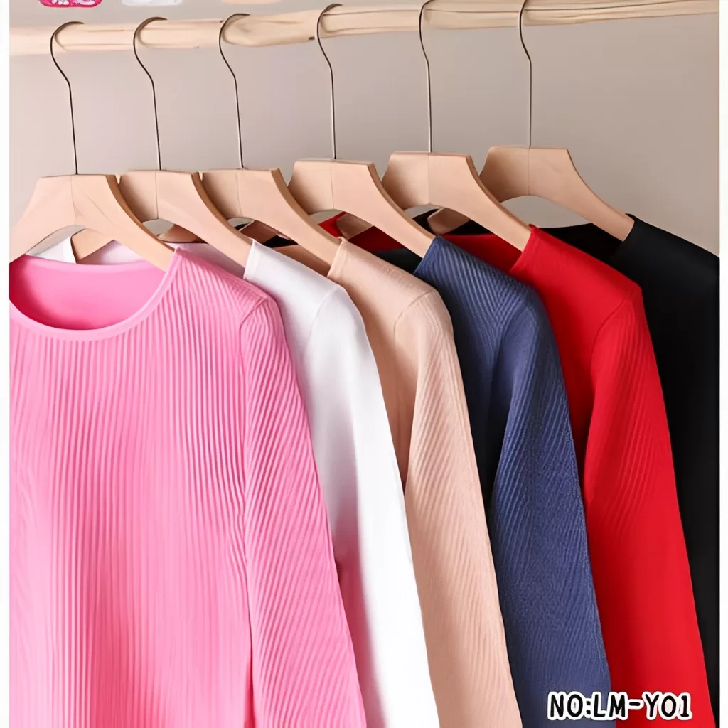 Blusa Térmica Femimina  De Canelada Peluciada Para o Inverno