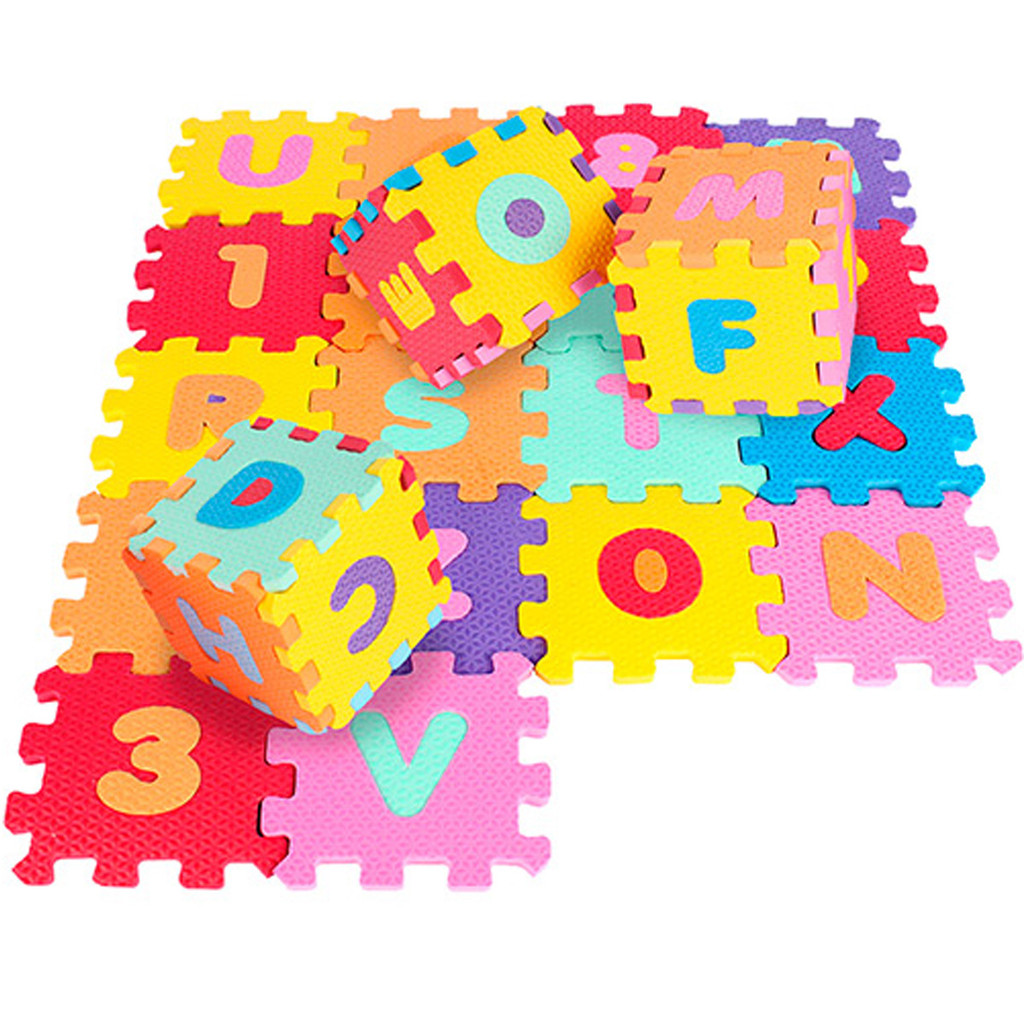 Tapete De Atividades Tatame Para Bebê Castelinho Alfanumérico 9x9x Colorido Educativo Desenvolviment