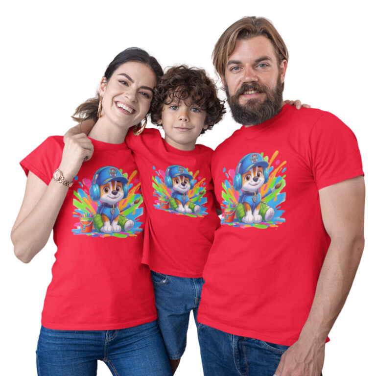 Camisas Camiseta Patrulha Canina C83 Monte seu Kit