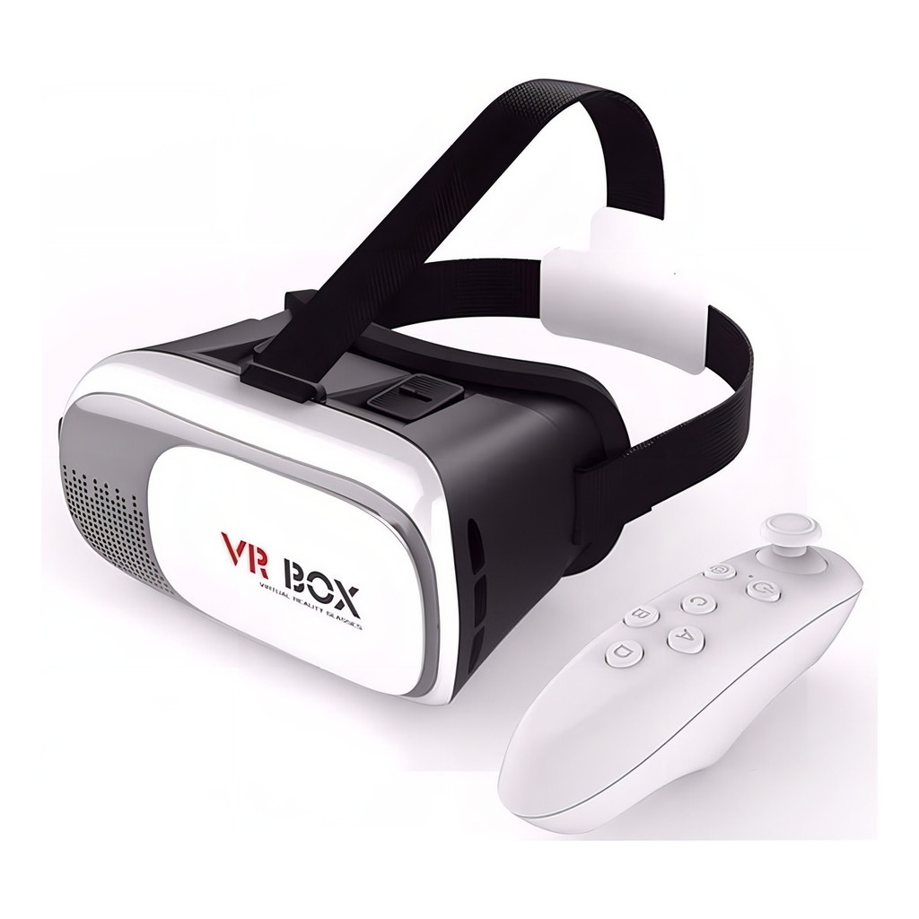 Óculos Realidade Virtual Vr Box Com Controle Suporte Celular