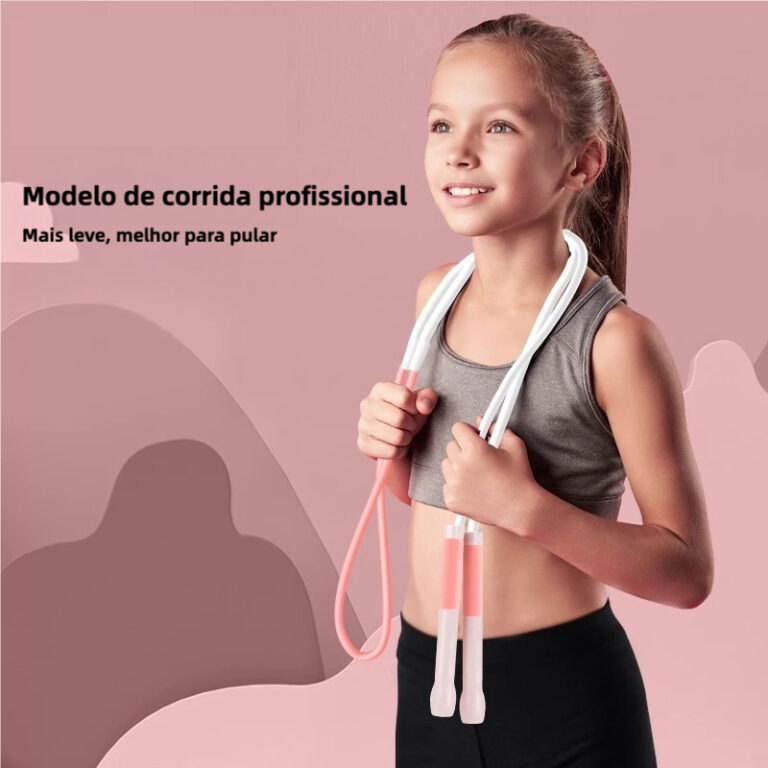 Cordas de Pular Profissional Ajustável de PVC 280
