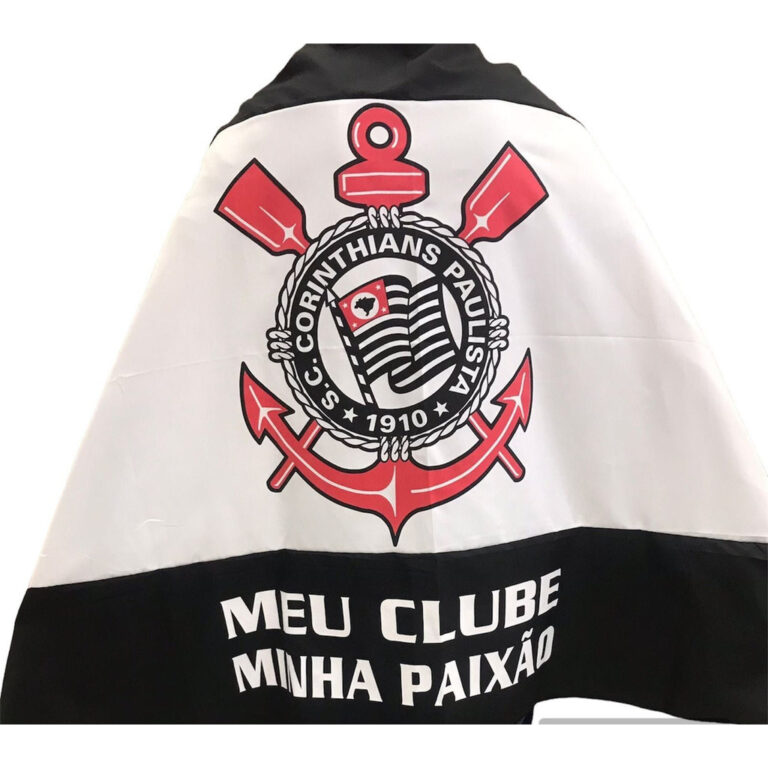 Bandeira Corinthians Futebol 1,50x 1,00cm – 