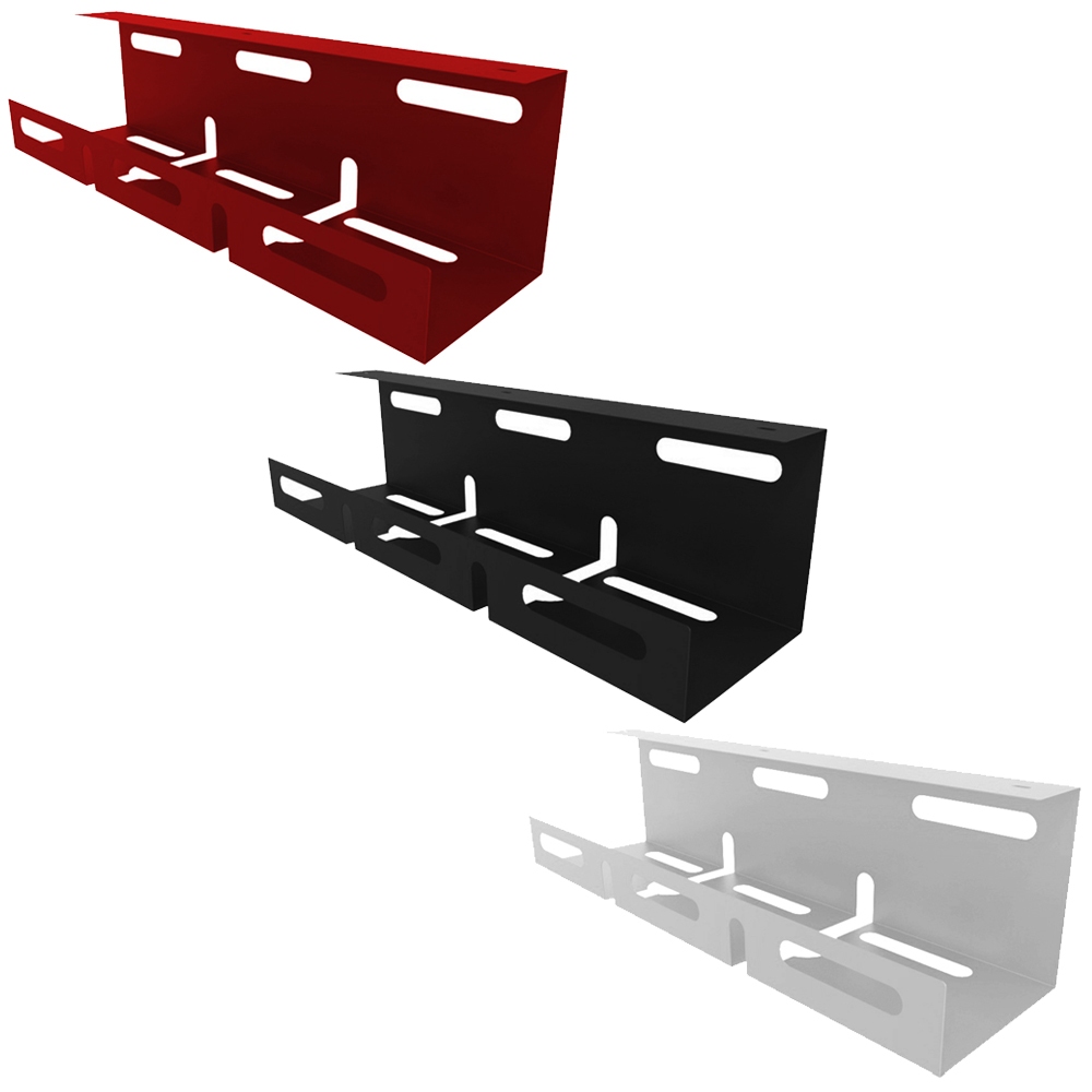 Organizador de cabos e régua para setup gamer escritório esconder fios canaleta para cabos