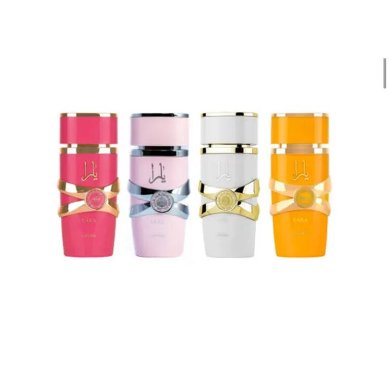 Kit Completo Yara Lattafa 100ml  4 Fragrâncias Fe