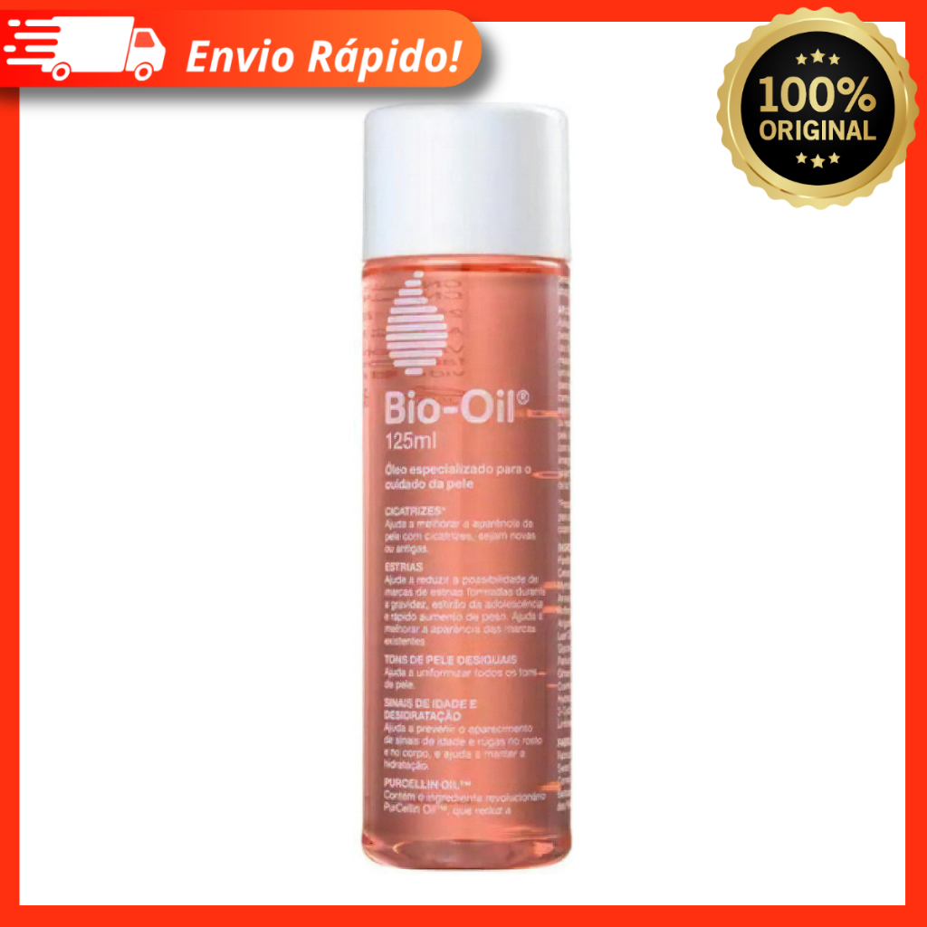 Óleo Para Cuidado Da Pele Estrias E Cicatrizes Bio-Oil 125ml