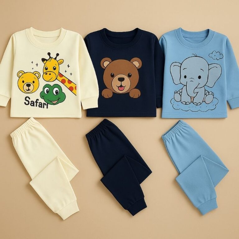 Conjunto Bebê 100% Algodão Camiseta Manga Longa 