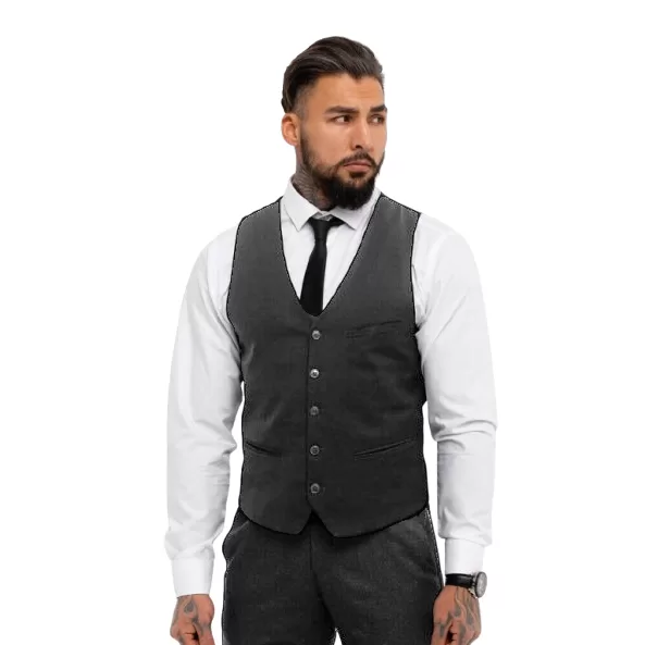 Colete Masculino Modelo 2025 Com Fivela de Regulag