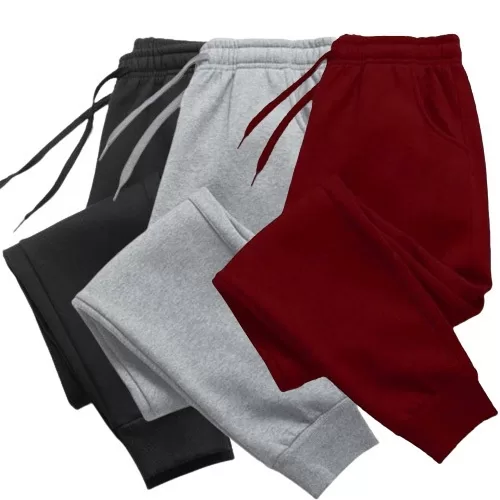 Kit 2 Calça Moletom Slim Confortável Algodão Tr