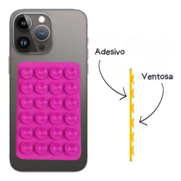 Suporte Adesivo para Celular com Ventosa Universal