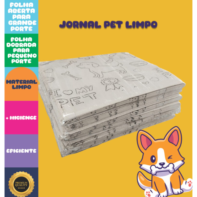 Jornal Pet – Tapete Higiénico para Cães