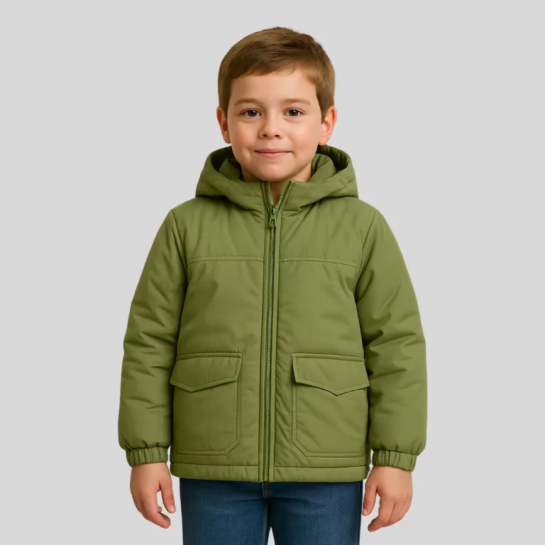 Jaqueta Juvenil Puffer Infantil Corta Vento Boboja