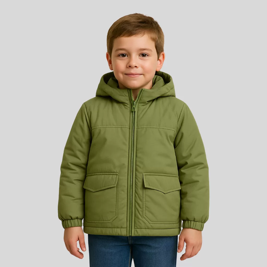 Jaqueta Juvenil Puffer Infantil Corta Vento Bobojaco Premium