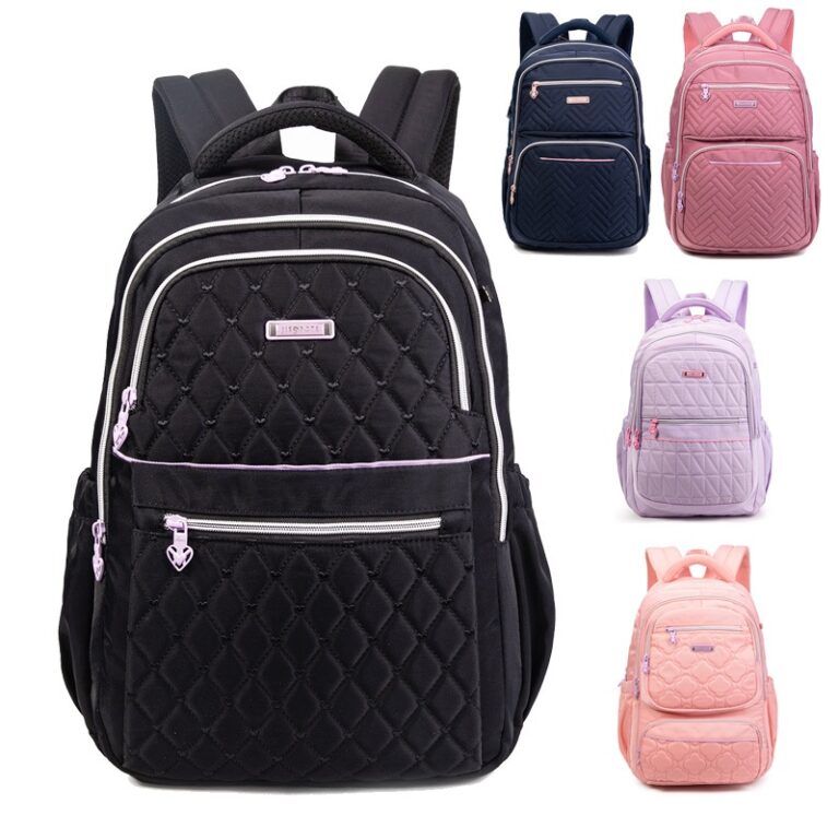 jiesipote mochilas Bolsas de escola para meninas M