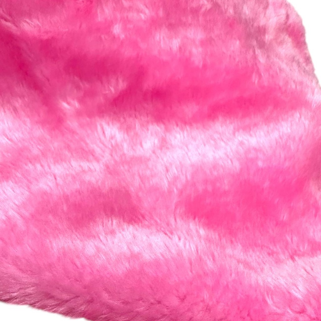 Pelucia Premium 12mm Importado – Rosa 1.00 x 1.60m