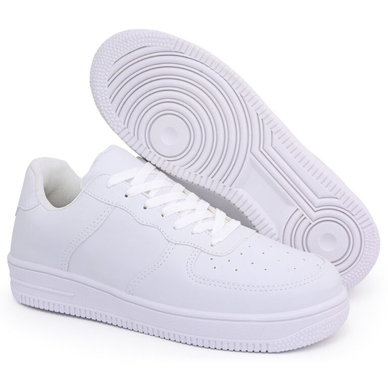 Tênis Branco Unissex Force Feminino Casual Caminh
