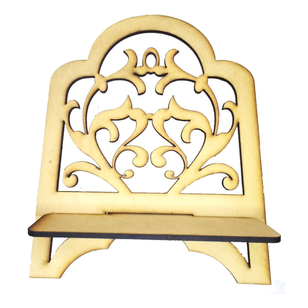 Suporte De Leitura Em Mdf Taqua Retangular 25x35x6 Cm.