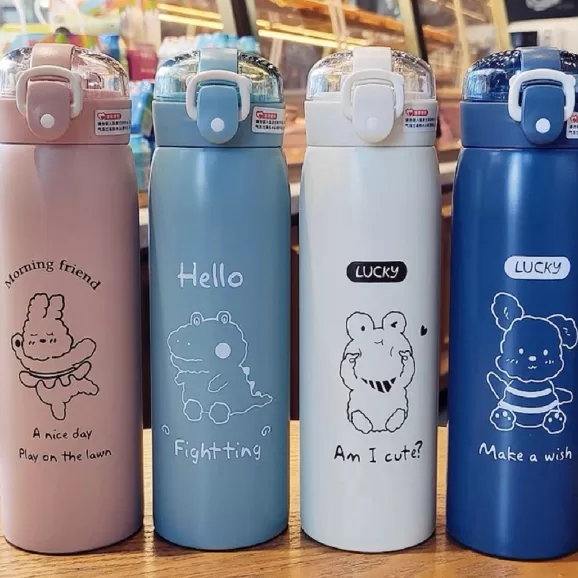Garrafa Squeeze Térmica Infantil Criança E Adult