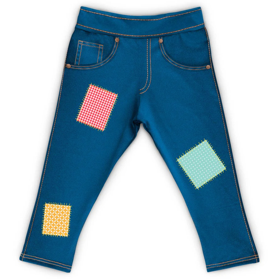 Calça Fake Jeans Bebê e Infantil Caipirinha MiniBoo Proteção Solar 50+