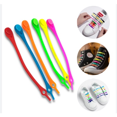 36 Cadarço De Silicone Elástico Adulto Infantil 