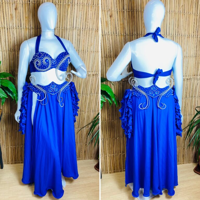 [Liquidação] Dança do Ventre Traje  Bordado Com