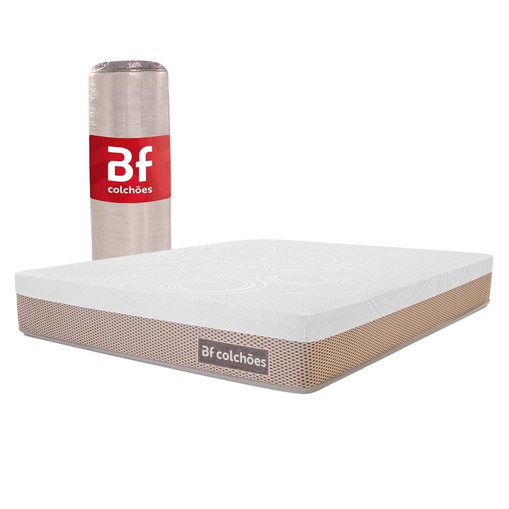 Colchão Queen Ortopédico a Vácuo Premium Original 158x198cm BF Colchões
