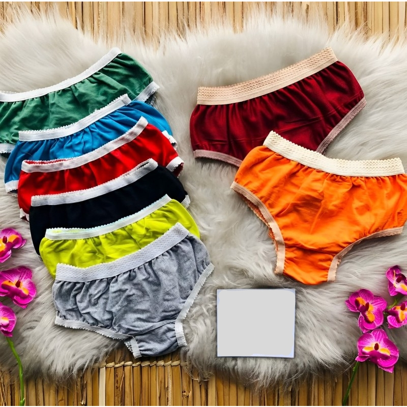 Kit 5 Calcinhas Infantil Bebê super confortavel menina Kit 10 Calcinhas