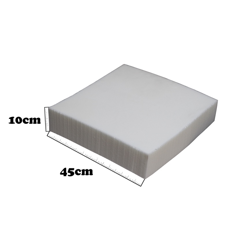 Espuma D45- assento cadeira sofá 45x45x10cm EXTRA FIRME