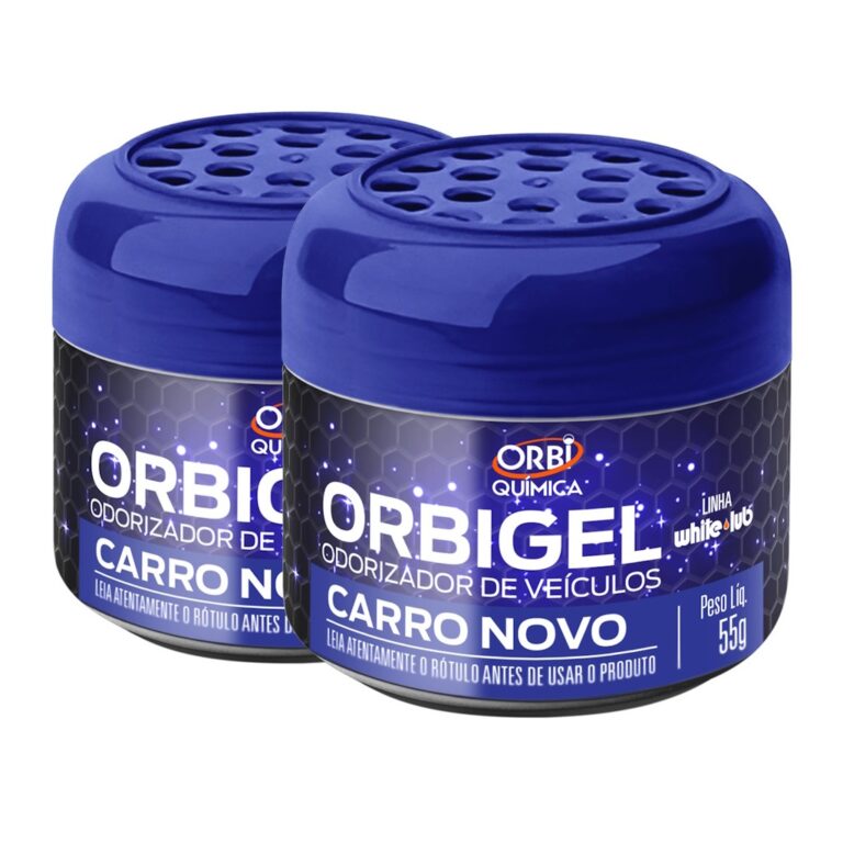 Kit com 2 Odorizadores Cheirinho Automotivo Em Gel