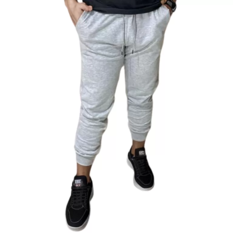 Calça De Moletom Masculina Flanelada Jogger Com P