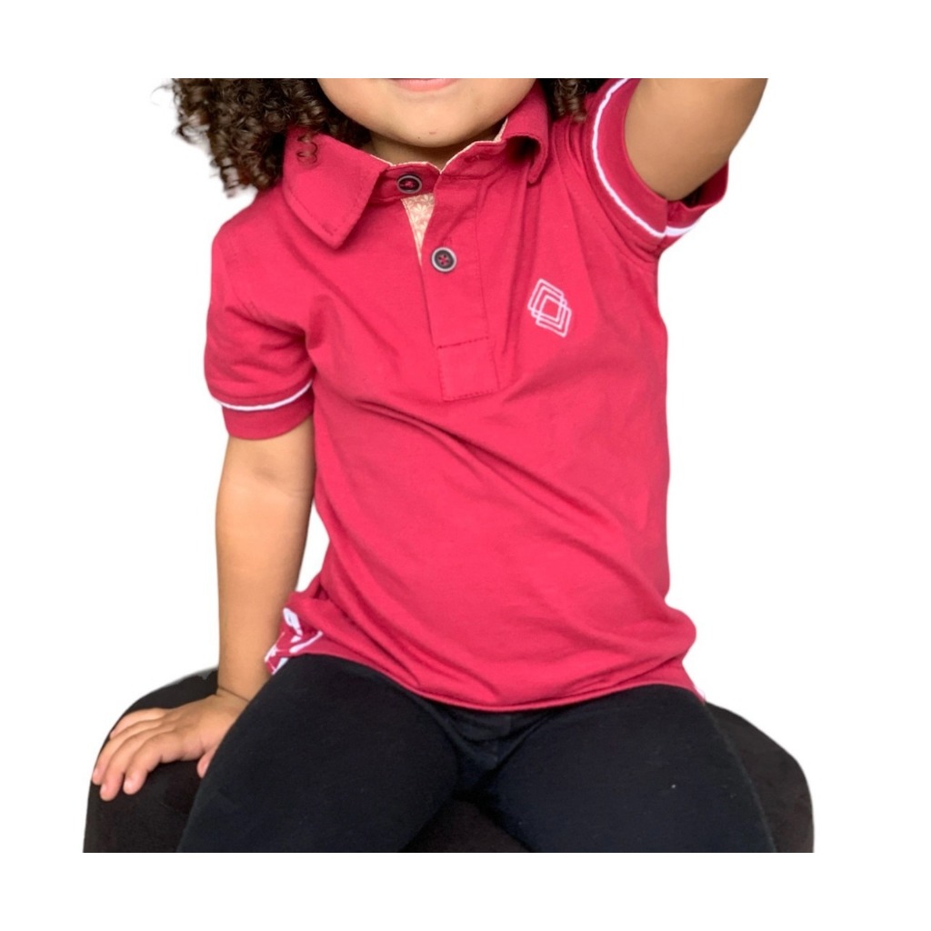 Camisa polo infantil menina
