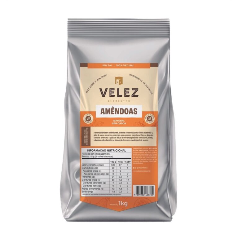 Amendoa Sem Casca Crua VELEZ 1kg
