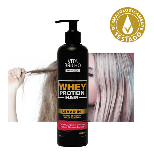Leave In Whey Protein Hair Profissional 200 G Vita