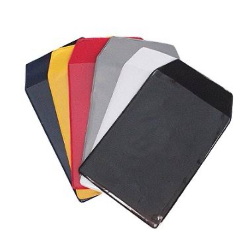 Porta Receita 12×8,7cm | Kit com 25 Unidades | Plástico Transparente | Ótica/Farmácia