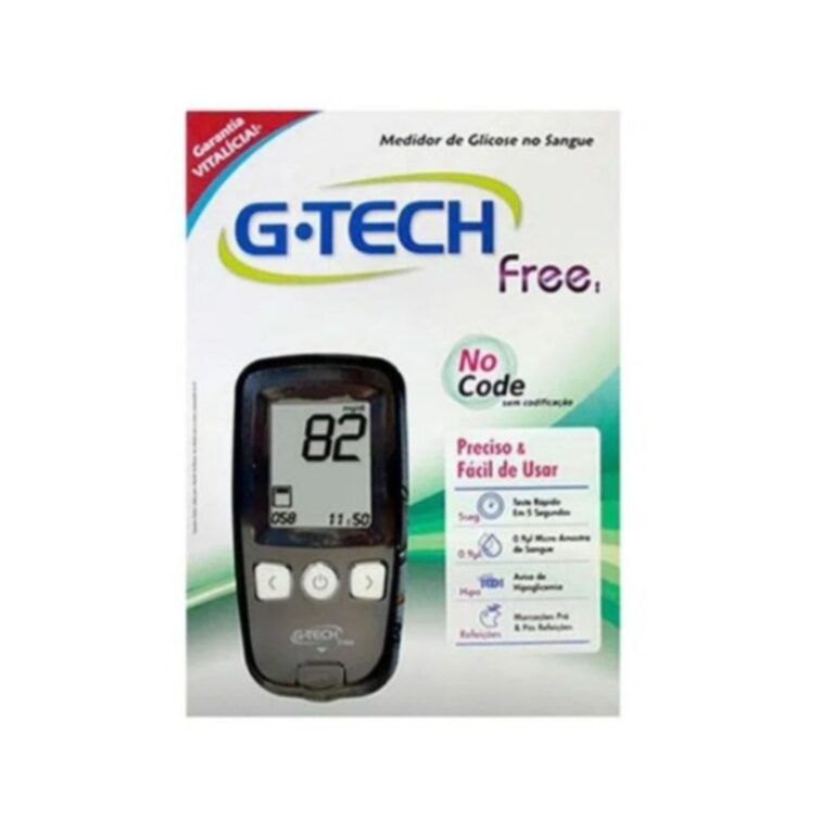 Kit Medidor de Glicose G-Tech Free 1