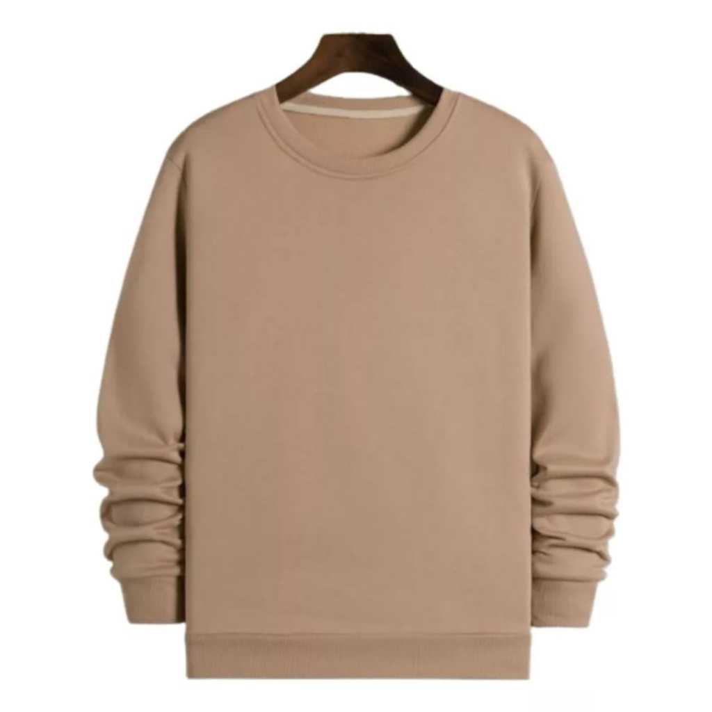 Blusa Moletom Gola Redonda Peluciado Envio em 24h