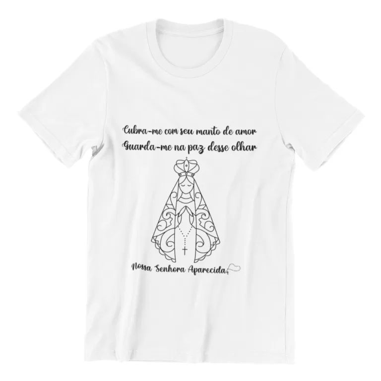 Camiseta Cubra-me Com Seu Manto De Amor