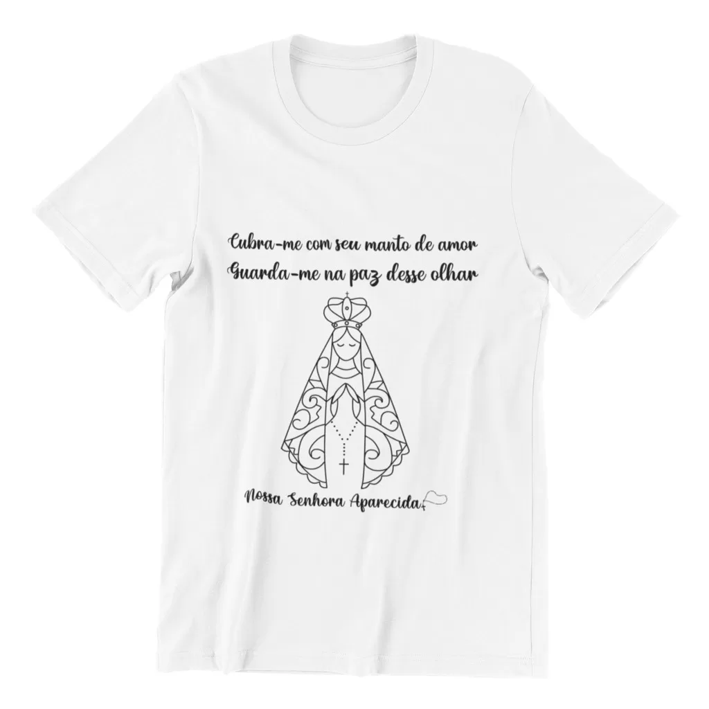 Camiseta Cubra-me Com Seu Manto De Amor